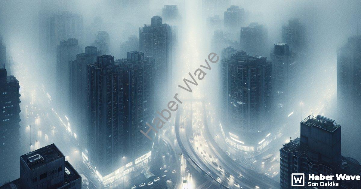 "Denizli'de Yoğun Sis Alarmı: Görüş Mesafesi 10 Metreye Kadar Düştü" başlıklı haber için fotorealist