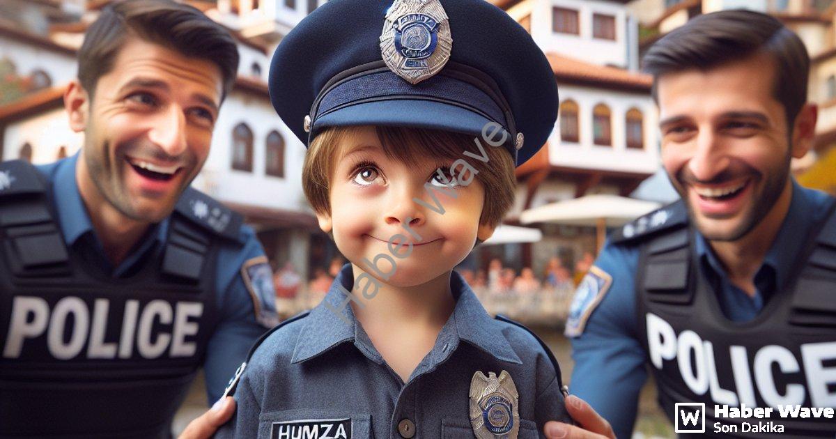 "Muğla'da Engel Tanımayan Hayal Gerçek Oldu: Hamza Bir Günlük Polis" başlıklı haber için fotorealist