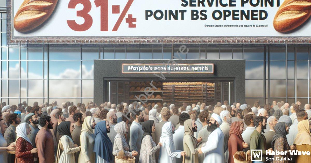 "Merkezefendi Halk Ekmek Ağı Genişliyor: 31. Hizmet Noktası Açıldı" başlıklı haber için fotorealisti