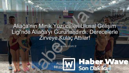 Aliağa’nın Minik Yüzücüleri Ulusal Gelişim Ligi’nde Aliağa’yı Gururlandırdı: Derecelerle Zirveye Kulaç Attılar!
