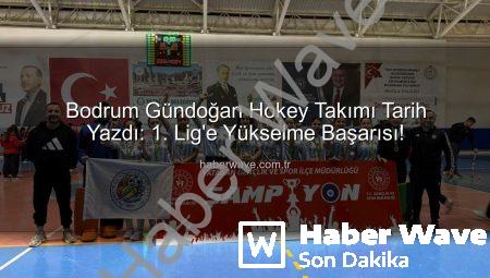 Bodrum Gündoğan Hokey Takımı Tarih Yazdı: 1. Lig’e Yükselme Başarısı!